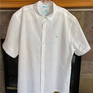 Tommy Bahama White Casual Button Down Shirt